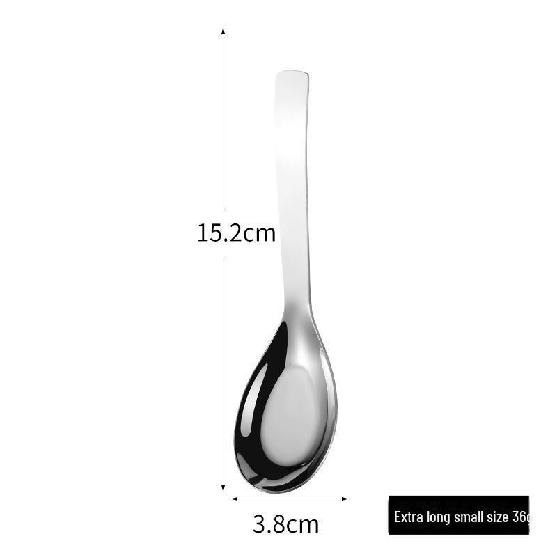 Jieyang Stainless Steel Tableware: Thickened Soup, Rice, and Watermelon Spoons