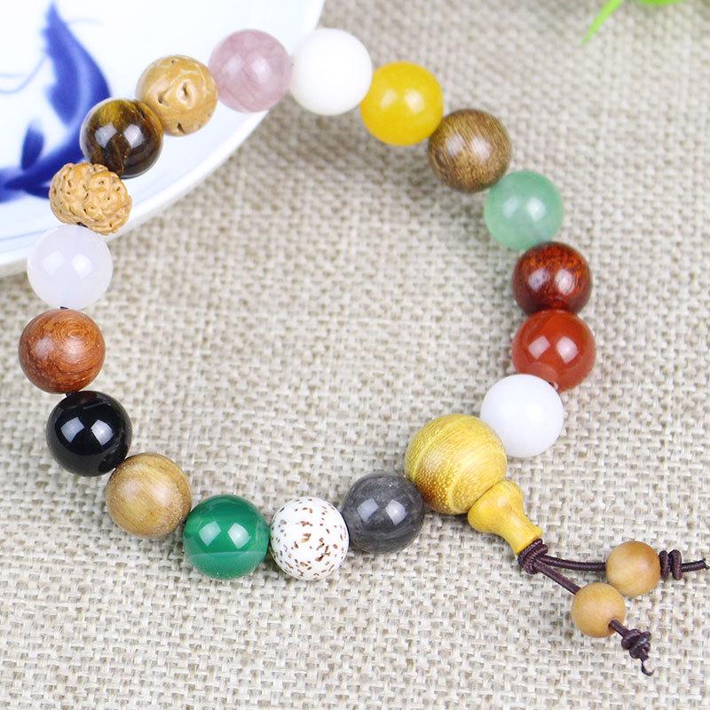 Bodhi Beads Bracelet - 18 Beads Unisex, Ideal for Tourist Attraction Stalls