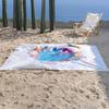 1 Sett Baby Plaskebasseng Strandteppe med Pluggpose Lett Bærbar Sammenleggbar 2-i-1 Sommerferie Småbarn Plaskebasseng Utendørs Campingmatte
