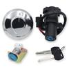 Motorcycle Ignition Switch Lock Seat Lock GAS Fuel Tunk Cap Lock With Key Set For Honda XL125V 2001-2006