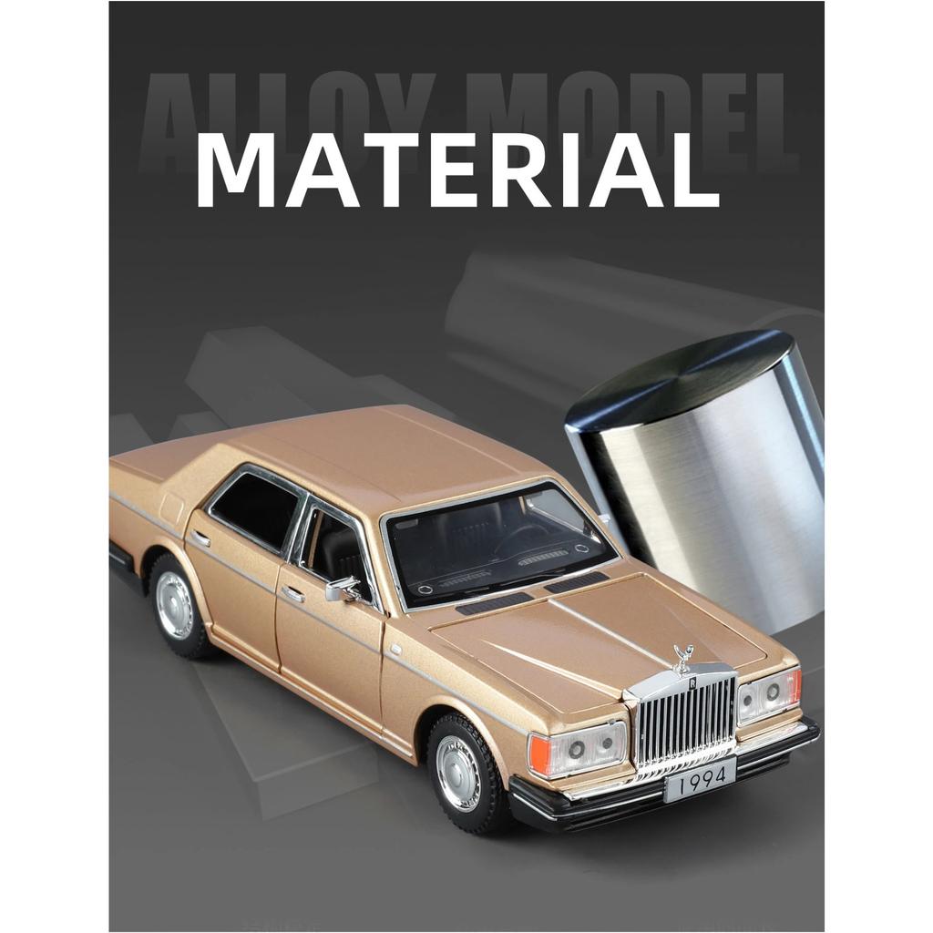 1/32 Rolls Royce Silver Seraph Alloy Model Car Toy Diecasts Casting Pull Back Sound and Light Car Toys for Children Vehicle