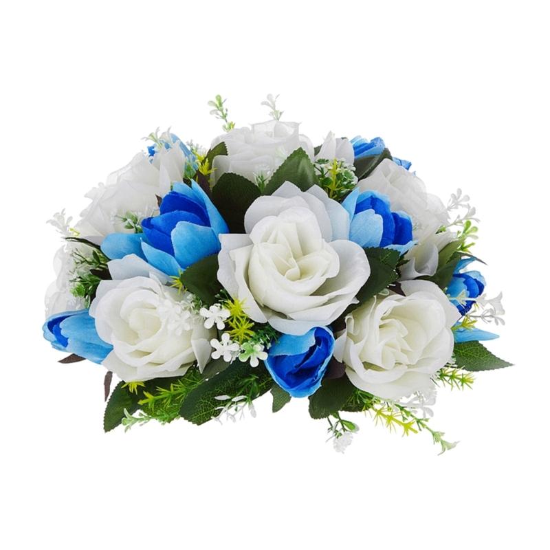 Artificial Flower Arrangements Flower Bouquets for Wedding Party Centerpieces Valentines Day