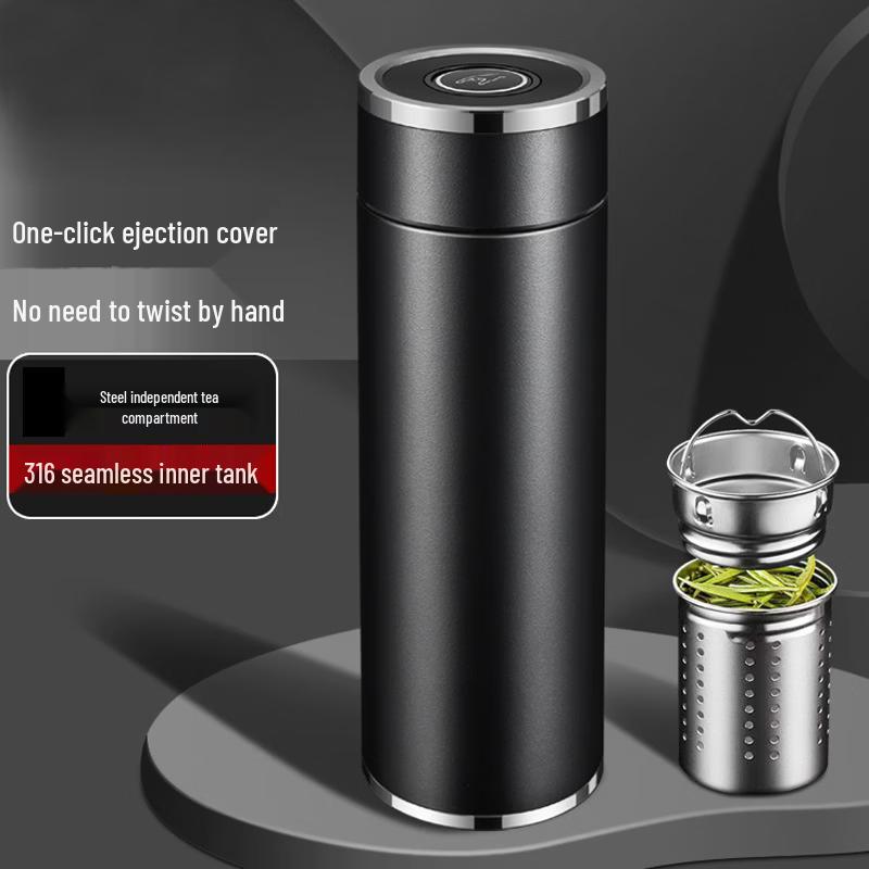 Shangqi Stainless Steel One-Hand Open Insulated Mug