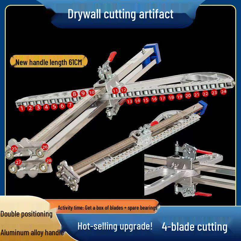 Foldable Gypsum Board Cutter: New Extended Version for Woodworking