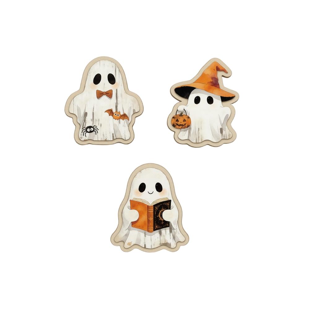Halloween Foam Board Ornament, Tabletop Decoration with Figure