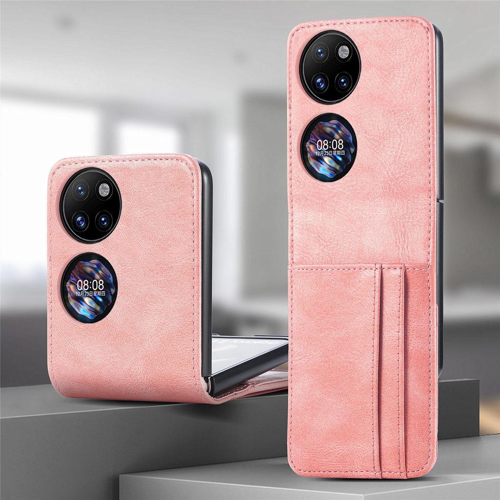 Compatible with Huawei P50Pokcet phone case flip zflip 3/4 card slot coin purse flip Japanese protective case