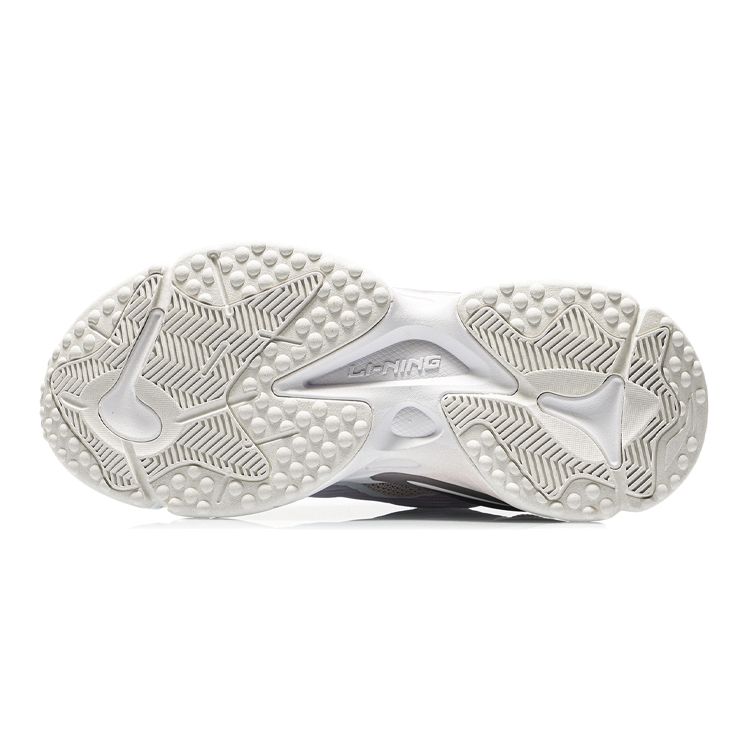 Li-Ning Cooling Shock Absorption Non-Slip Wear-Resistant Breathable Lightweight Low-Top Running Shoes Kids sneaker Gray Purple YKCR072-2