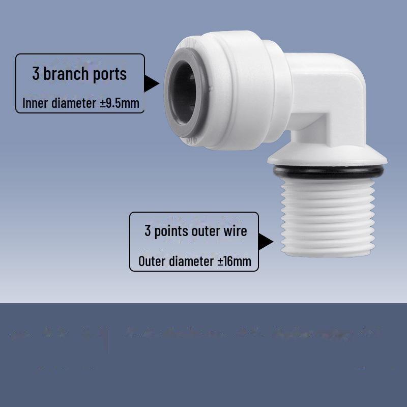 

Универсальный комплект соединителей для очистителя воды: 2-, 3-, 4-точечная внутренняя/наружная резьба, включая прямой, шаровой кран и колено для труб.