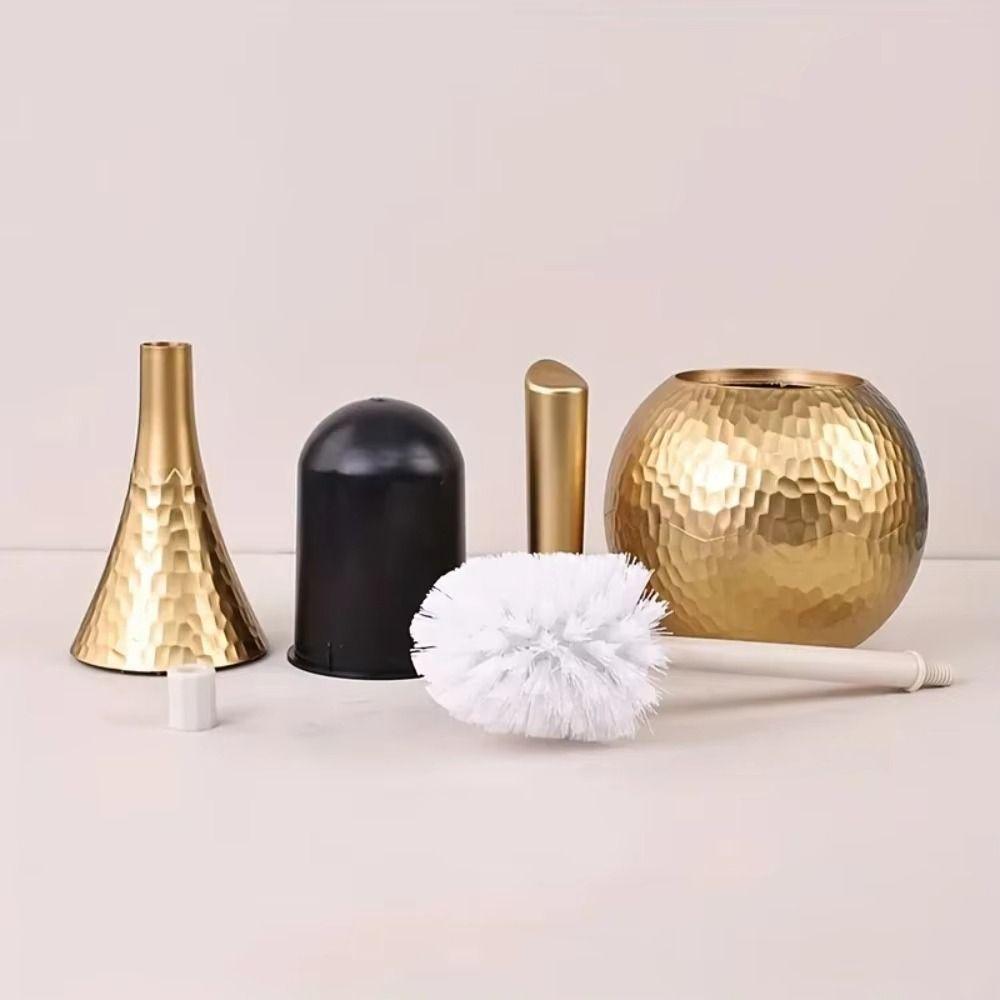 Exquisite Toilet Brush Set Light Luxury Vertical Toilet Brush Holder  Shower Area