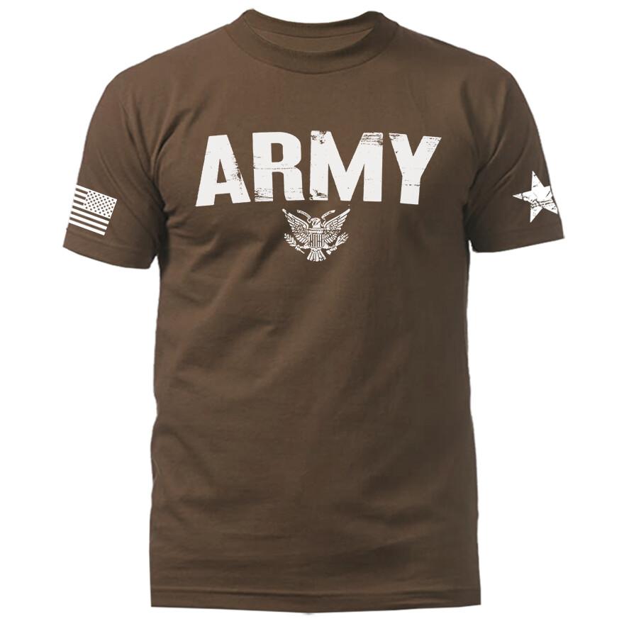 Army Military Patriotic US Flag Veteran Graphic Tshirt Unisex T-Shirt XXXXL