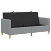 Storage Sofa In Light Grey 172 X 78 X 87 Cm Polyester