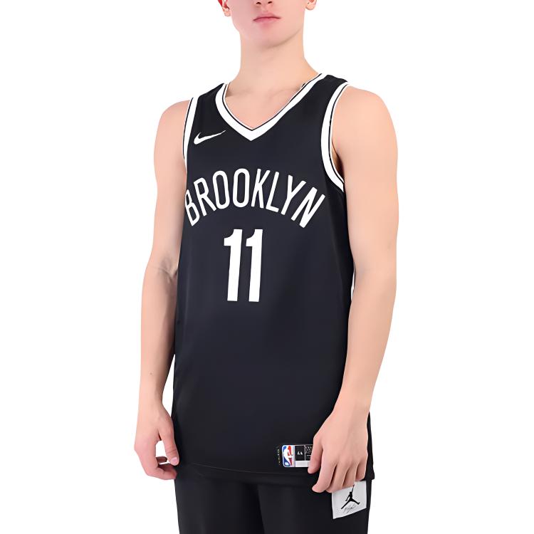 Nike Casual Sports Suit Brooklyn Nets Kyrie 11 Jersey Training Breathable Vest Kids suit Black 3Z2B7BZ2P-NYNKI