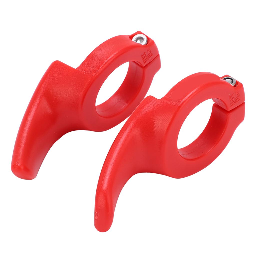 Enlee 1 pár Mini opěrná řídítka na kolo Univerzální prodloužené konce řídítek pro horské koloČervená