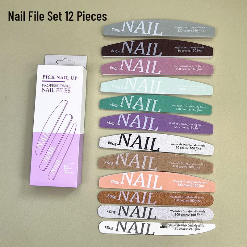 Washable Wear-Resistant Nail Shaping and Polishing Block