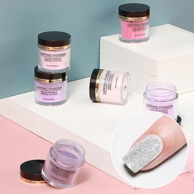 Yousheng 10ml Nail Dipping Powder Safe Ingredients Bright Color Stunning Visual Effect Wide Application Long-Lasting Quick Dry Practical Nail