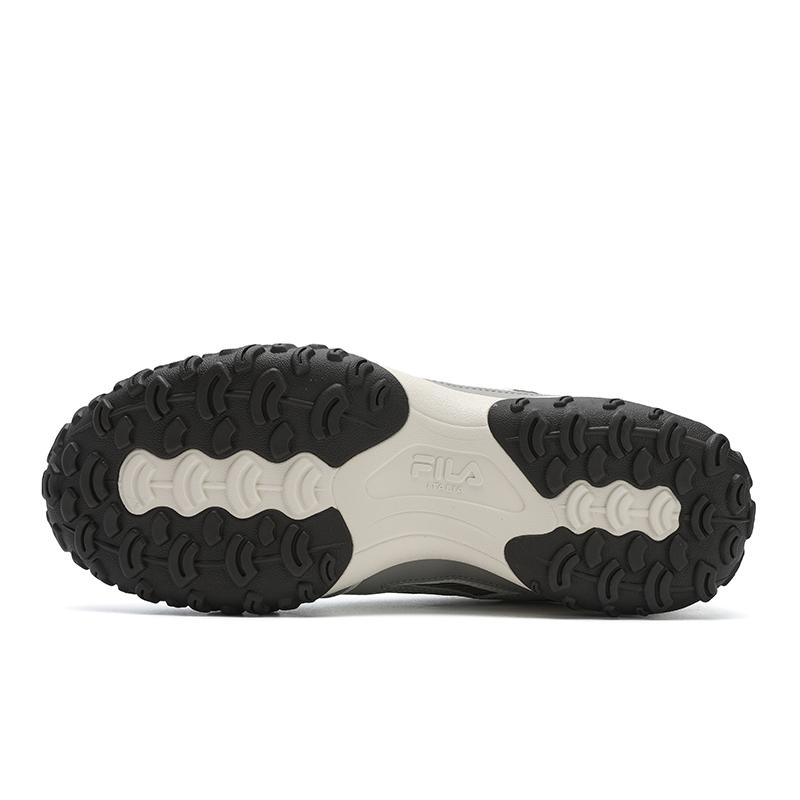 Fila Pebble Ballet Shoes Retro Comfortable Versatile Low-Top Running Shoes Men Sneaker Gray Brown F12M512107FCR