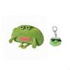 Soft Frog Pencil Pouch Material Case Zipper Closure for Students