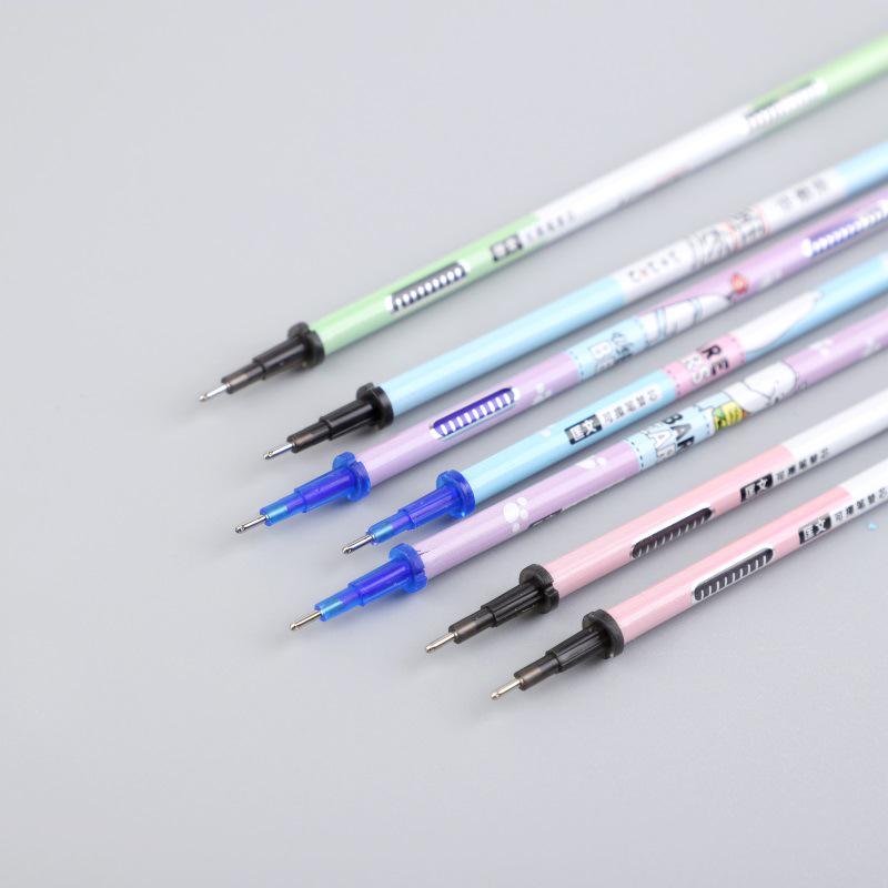 Heat-Sensitive Erasable Pen Refill, Black/Blue Crystal, 0.5mm Needle Tip