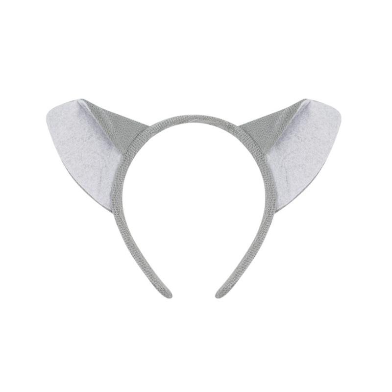

Child Wolf Role Play Outfit Wolf Tail Headband Bowtie Skirt Wolf Animal Costume Accessories for Kid Halloween Role Play