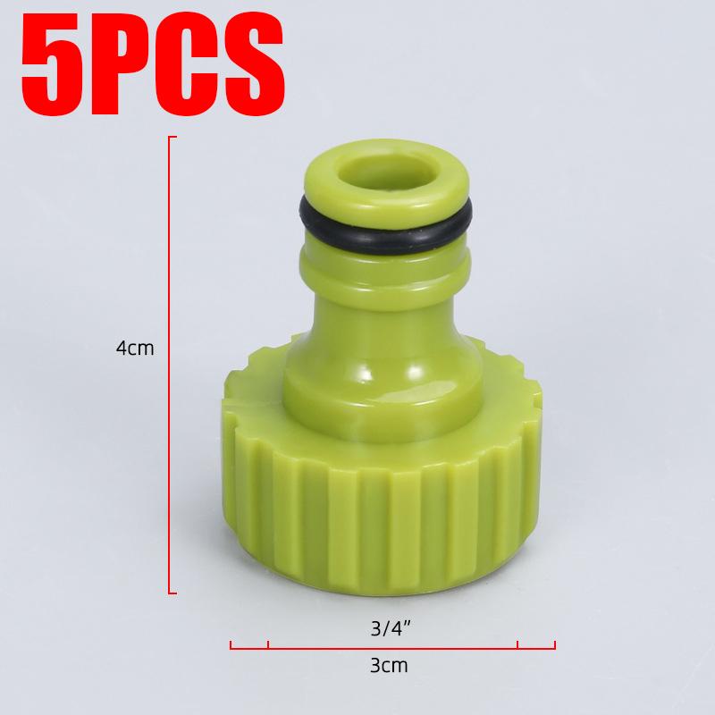 Washing Machine 3/4" Internal Thread ABS Plastic Standard Connector 1/2" Conversion Connector Pacifier Faucet Connector Car Wash