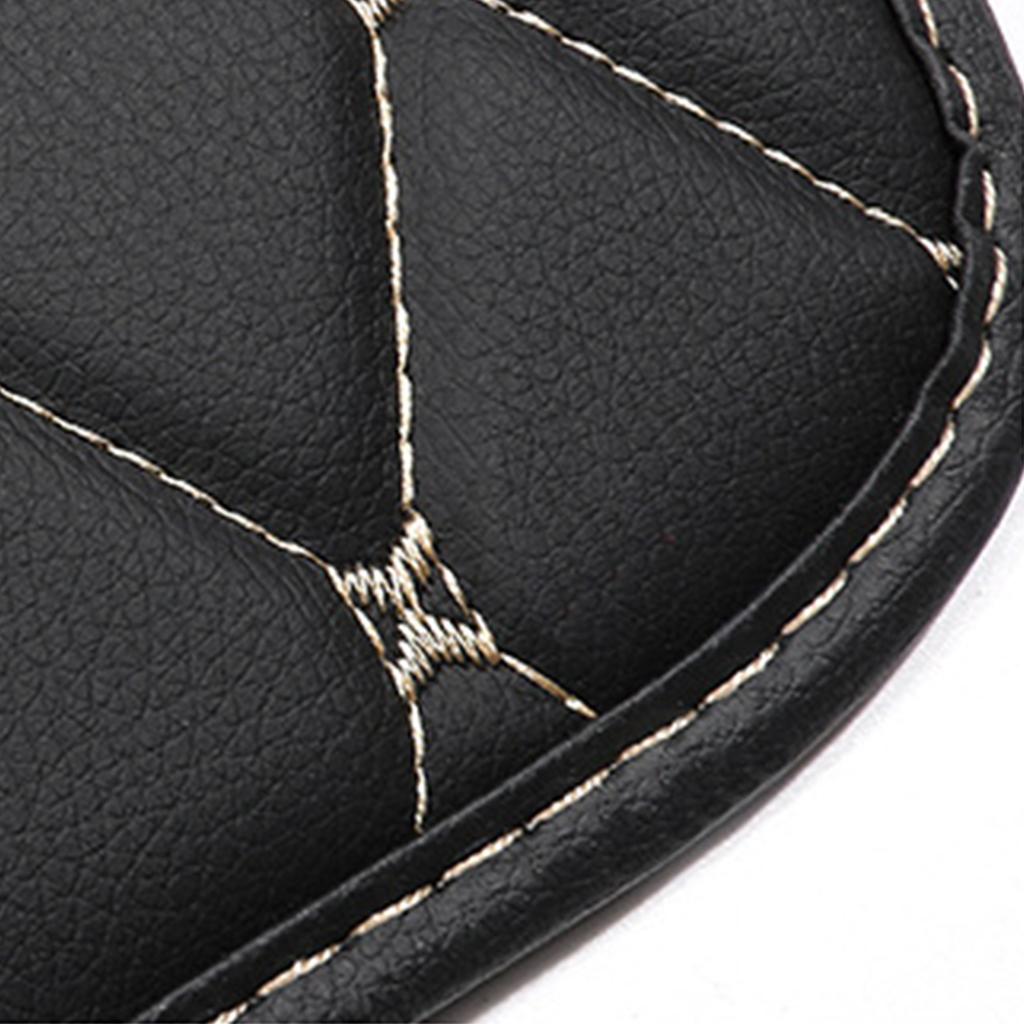 Car Seat Back Shield PU Leather Rear Seat Protector Kick Protection Mat Cover Easy To Clean Wear