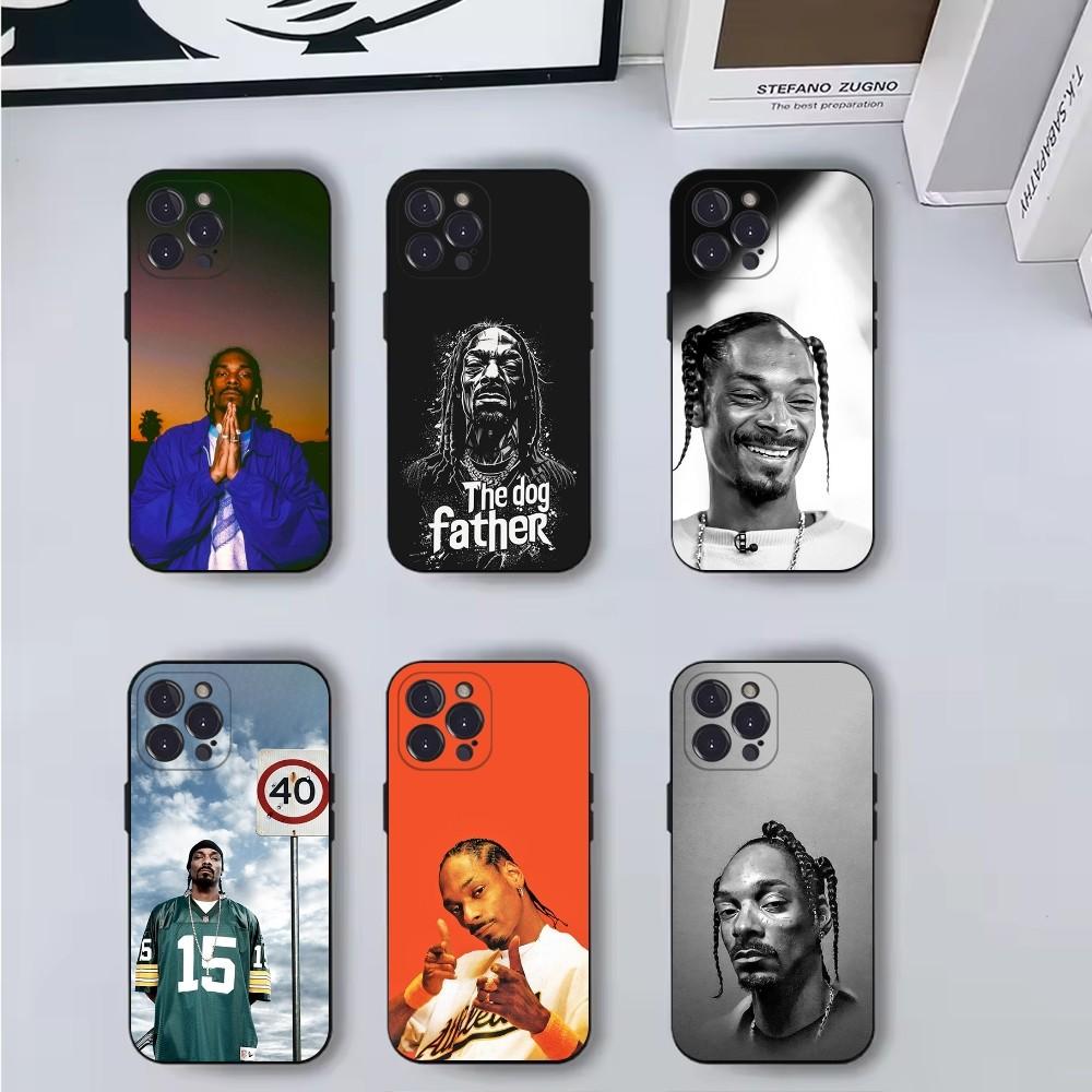 Snoop Dogg Phone Case For iPhone 16,15,14,13,12,11,Pro,X,XS,Max,XR,Plus,Mini Soft Black Cover