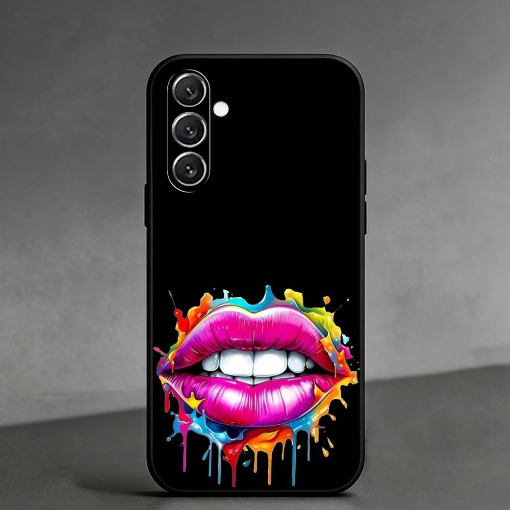 C-Cool Colorful Graffitiy Phone Case For Samsung Galaxy A91,80,73,72 ,71,53,52,32 ,31,22,21s,20,Soft Black Case