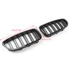 Gloss Black Front Kidney Grille Fit BMW 5 Series F11 F10 2010-2016 Dual Slats