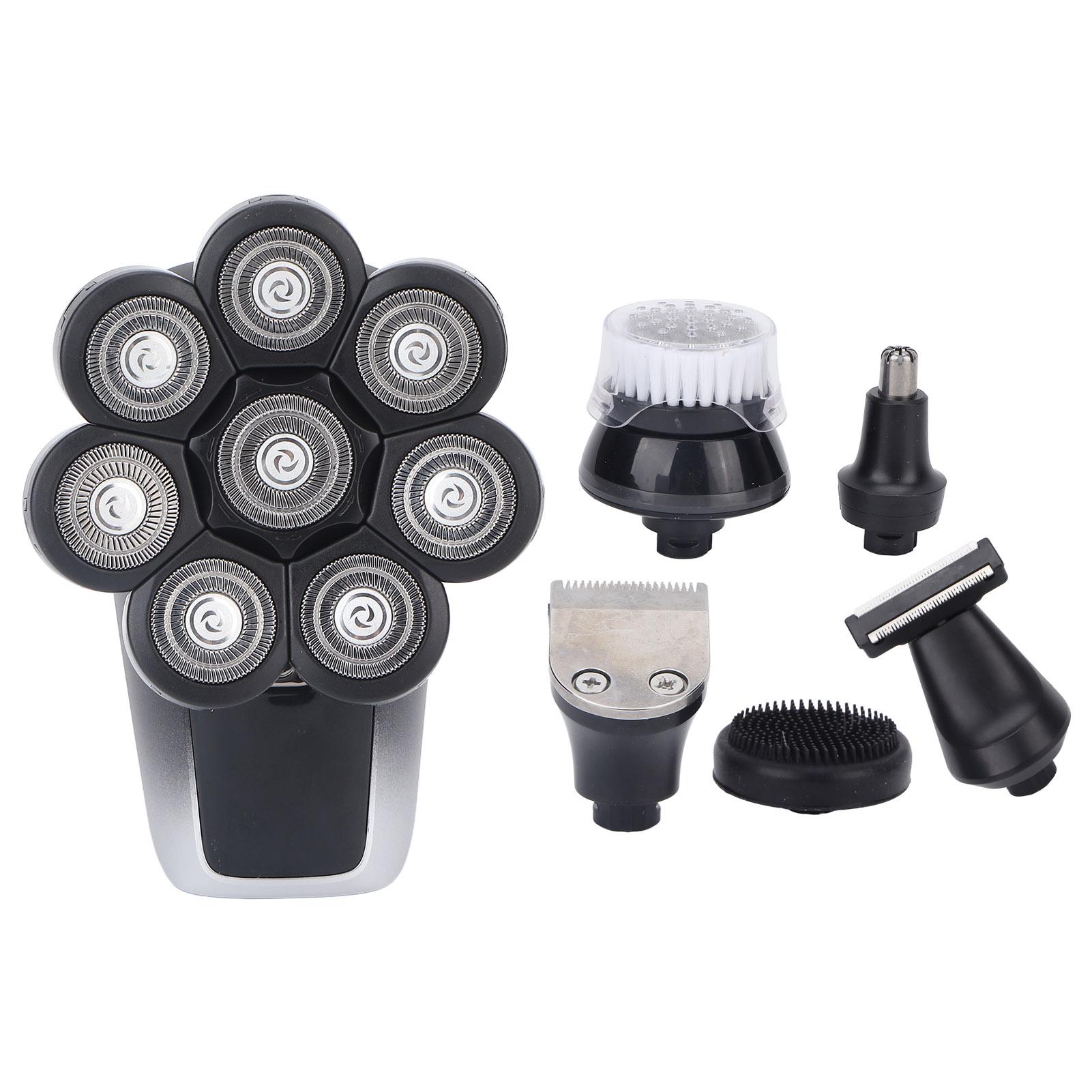 

8D головка бритвы IPX7 водонепроницаемый автоматический шлифовальный плавающие лезвия электрическая лысая бритва