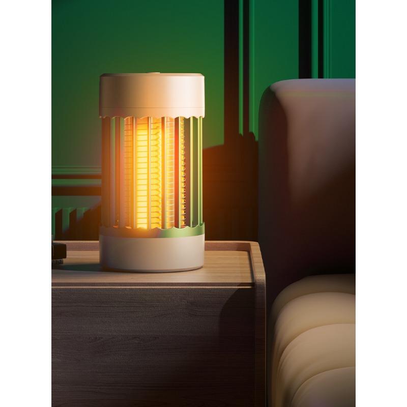 Capcană Anti-Muște pentru Camping, Zapper de Insecte, LED, Silențios, Electronic, Ucigași de Insecte, Reîncărcabil, de Interior, Repelent Anti-Țânțari, Ucigaș, Portabil