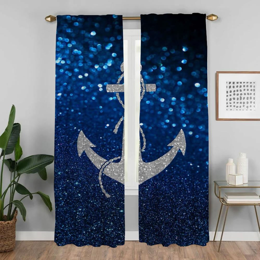 Anker Moderne Wohnzimmer Vorhänge für Kamera Heim Innenvorhänge 2 Stück Jalousien Verdunkelungsvorhang Tüll für Schlafzimmer Küche