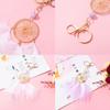 Feather Dream Catcher Charm Keychains Fashion Pendant Car Keyring Backpack Decoration Fashion Jewelry for Women Girls