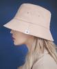 Bajal Herringbone Label Bucket Hat Pink
