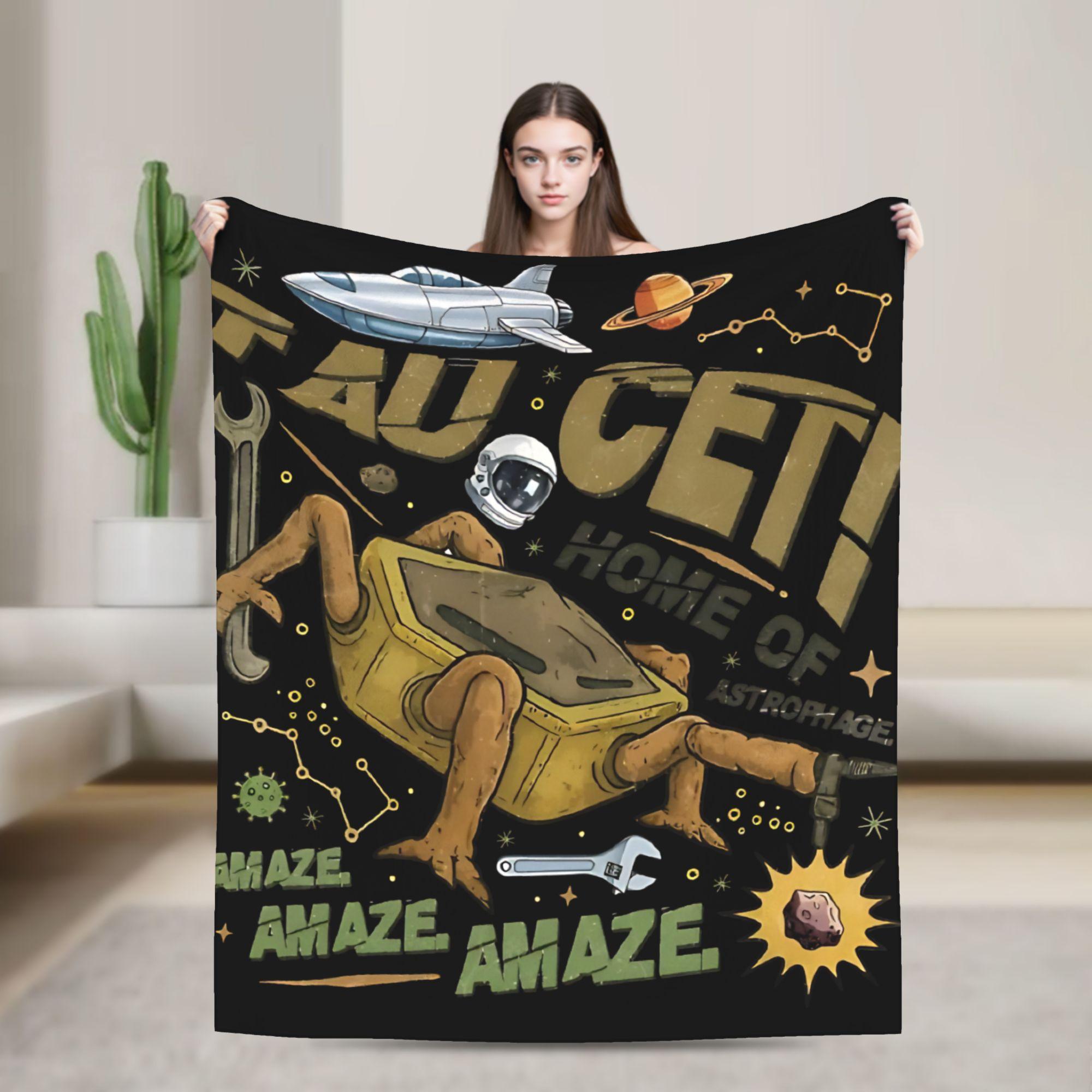 

Project Hail Mary Amaze Blanket Quality Warm Soft Throw Blanket Autumn Girls Boys Home Decor Novelty Bedspread 75x100cm (30x40inch)