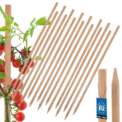 Kotarbau® Wooden Tomato Vegetable Garden Stakes Support For Shrub Trees 60 Cm Set Of 15