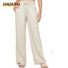 Women's Fashion Casual Solid Color Print Pants & Capris