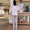 Girls' Summer 2026 Short-Sleeved T-Shirt & Long Pants Two-Piece Set for Students