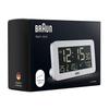 Bordklokke Digital vekkerklokke Hvit BC10W Digital Alarm Bordklokke Hvit Ekte importert produkt BRAUN/Brun
