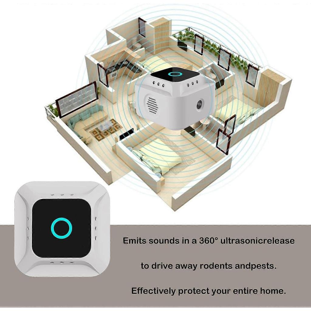 Ultrasonic Mouse Repellent,Indoor Pest Control,Electronic Rodent Repellent for Home,Kitchen, Office, Warehouse, Hotel