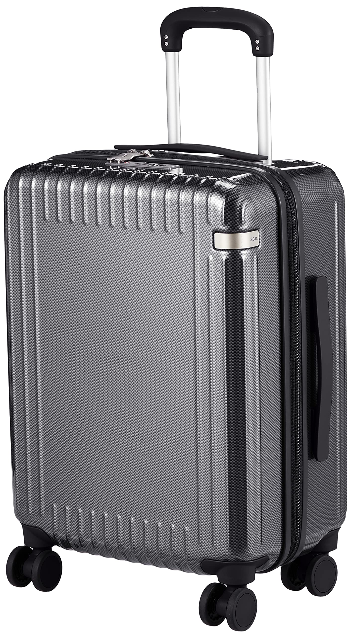 

Чемодан, чехол для переноски, сумка для переноски, размер S, 1 ночь, 2 дня, 2 ночи, 3 дня, 32 л, стопор, двухколесные ролики, 3 кг, Palisade, 53 см, черный карбон [Ace Tokyo]