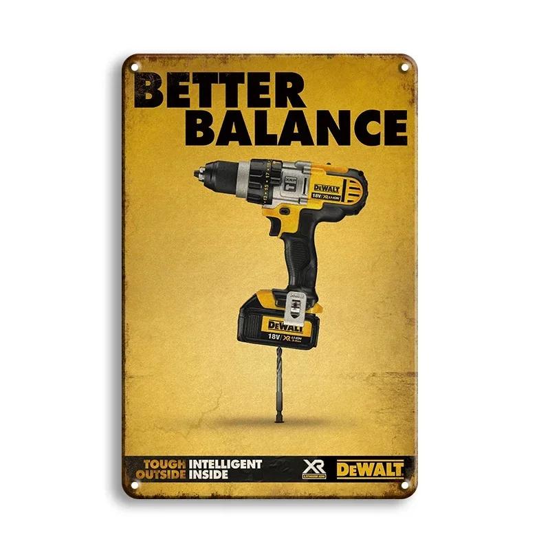 Retro Tool Stihl Brand Metal Tin Sign Vintage Plate Vintage Plaque For Man Cave Home Bar Cafe Garage Workshop Club Wall Decor