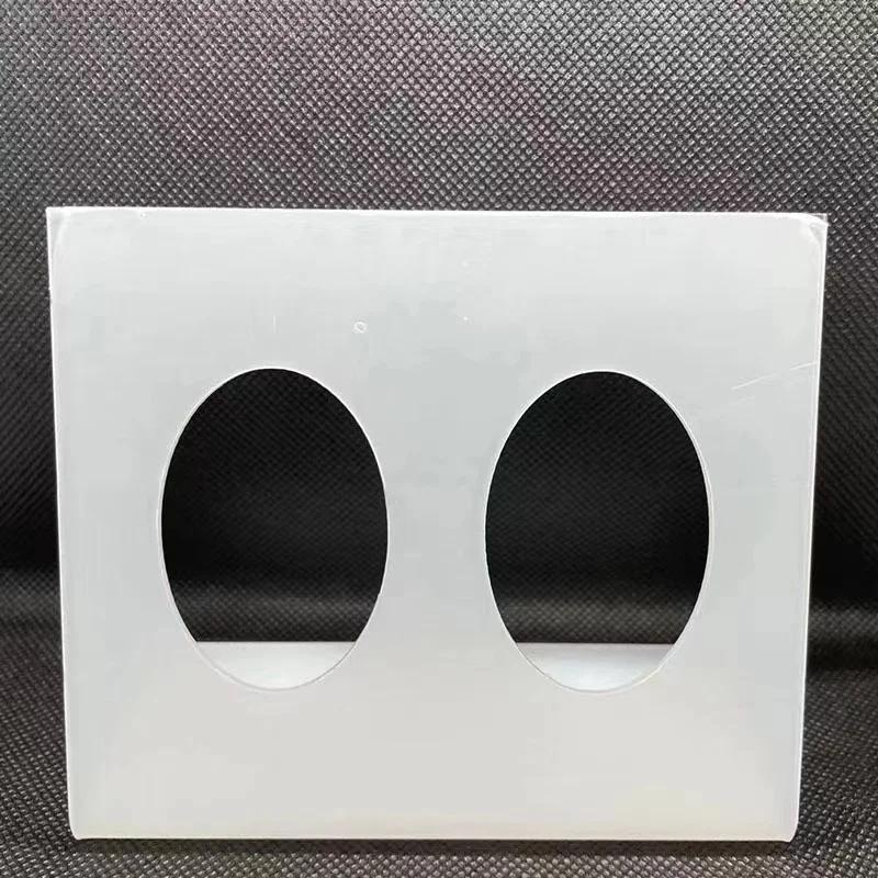 Acrylic Earring Display Stand with Soft Silicone Ear Model Jewelry Display and Storage