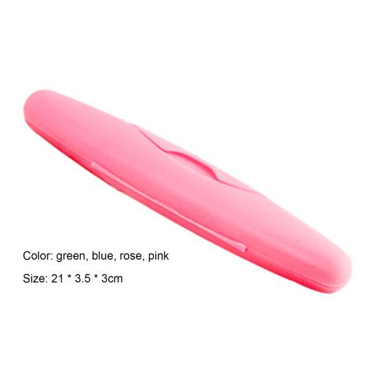 Portable Toothbrush Case Box Plastic Travel Tooth Brush Cover Sealed Holder