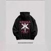 American Heavyweight 500G Hooded Sweatshirt - Autumn/Winter Niche Design Streetwear, Loose Fit, Printed Long Sleeve.