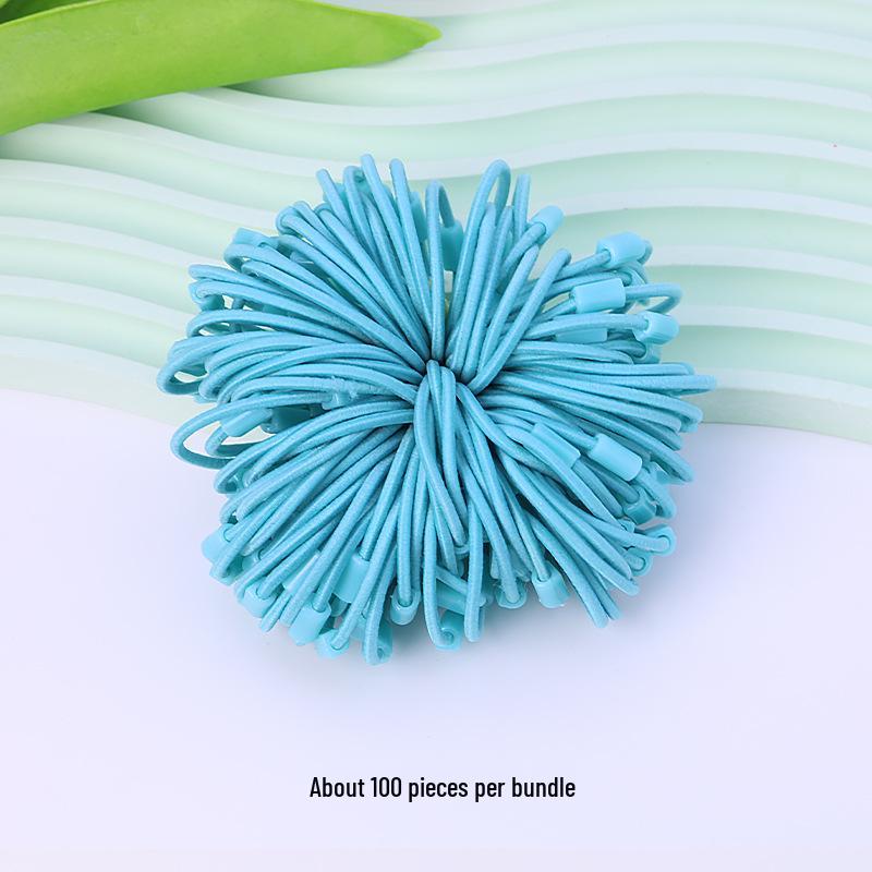 

Colorful Macaron Elastic Flat Bead Hair Tie - Handmade Korean Style Kids Accessory
