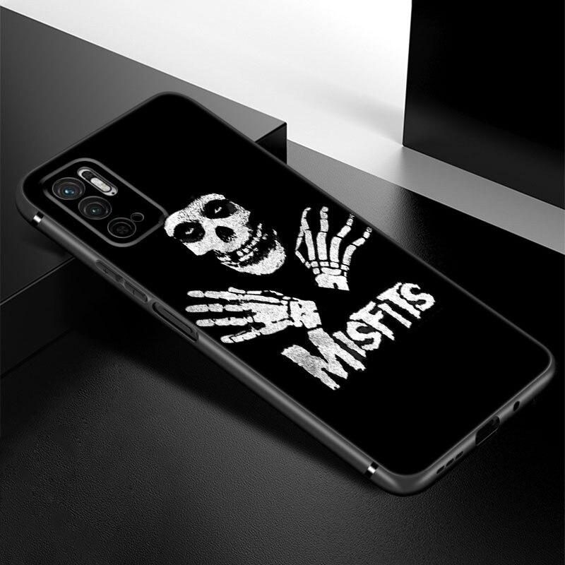 The Misfits Glenn Danzig Phone Case For Xiaomi Redmi Note 7 8 8T 9 9S 10 10S 10T 11 11S 4G 11E 11T Pro 5G Soft TPU Black Cover