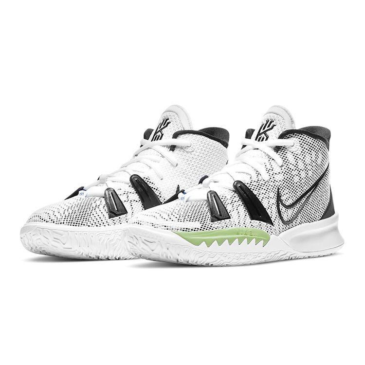 Nike Kyrie 7 GS Hip-Hop Kids Sneakers White Black Glow CT4080-105