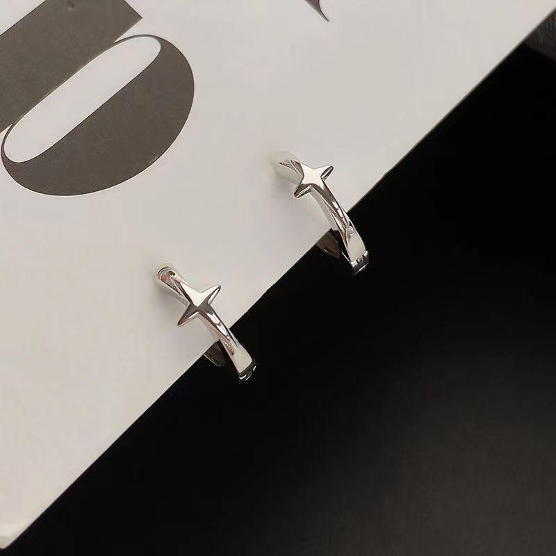 Fashion Sense Mangxing Ear Buckle Trendy Earrings Ear Buckle Women S Versatile Niche Earrings Ear Buckle Earrings