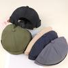 Vintage Docker Cap Brimless Hat Skullcap Adjustable Soild Color Summer Quick-Dry Hip Hop Landlord Hat Beanie Melon Caps