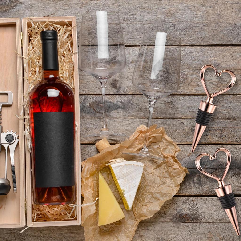 JSH003 Decorative Beverage Keeping Standard Bottles Wine Champagne Fresh Heart Shaped Plastic Wine Bottle Stopper
